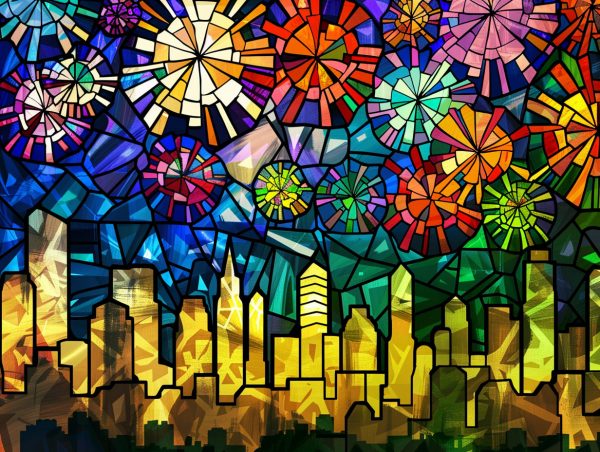 Cityscape During A Summer Festival Discount - Image 2