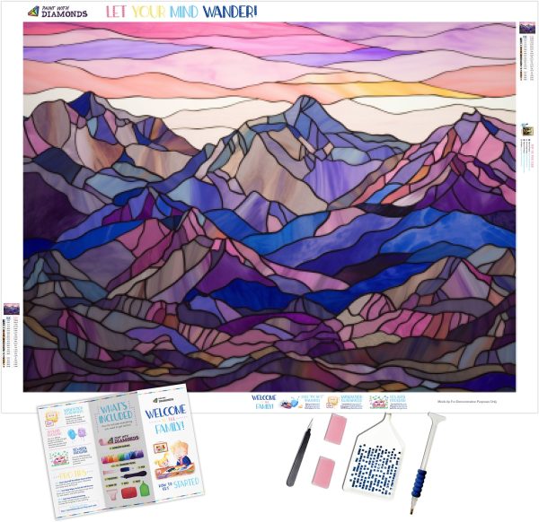 Mountain Range at Twilight For Discount