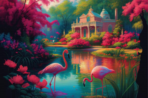 Tranquil Flamingos Exhibit For Discount - Image 5