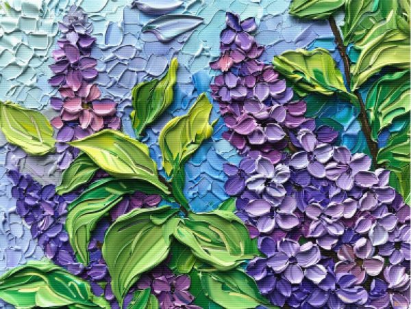 Lilac Bush in Full Bloom Online Sale - Image 5