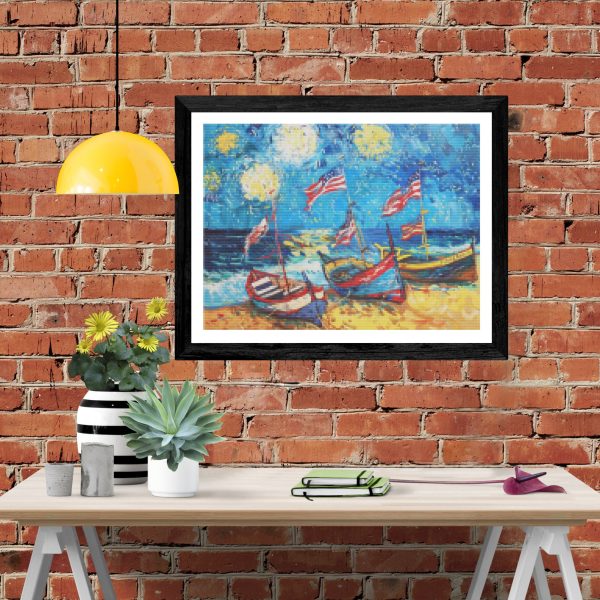 Patriotic Boats at Saintes-Maries Fashion - Image 4