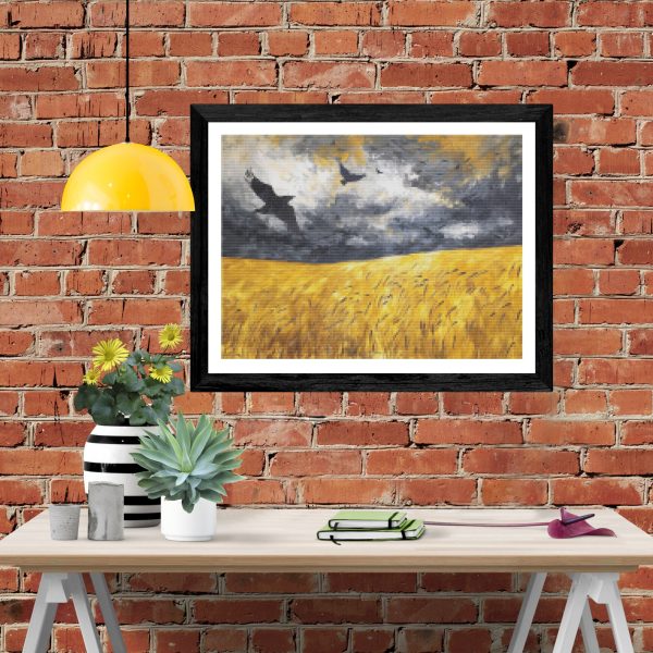 Golden Wheat Field with Crows Online Hot Sale - Image 4