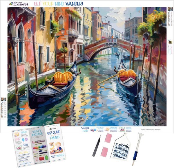 Venice Waterways with Gondolas Fashion