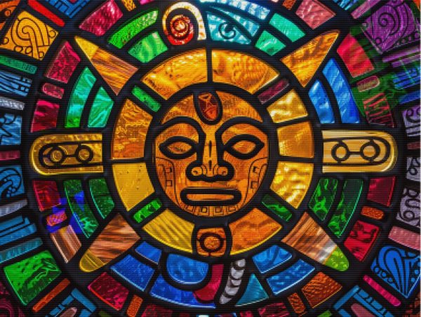 Ancient Aztec Sun Stone Online now - Image 5