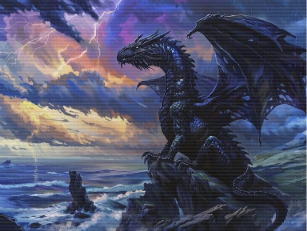Black Dragon With Iridescent Scales For Cheap - Image 5