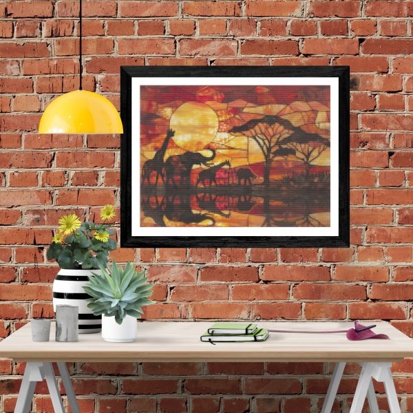 African Savannah At Sunset Discount - Image 4