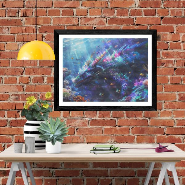 Underwater Dragon With Translucent Scales Online Sale - Image 4