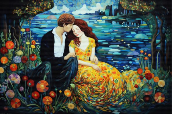 Tranquil Lake Lovers For Sale - Image 5