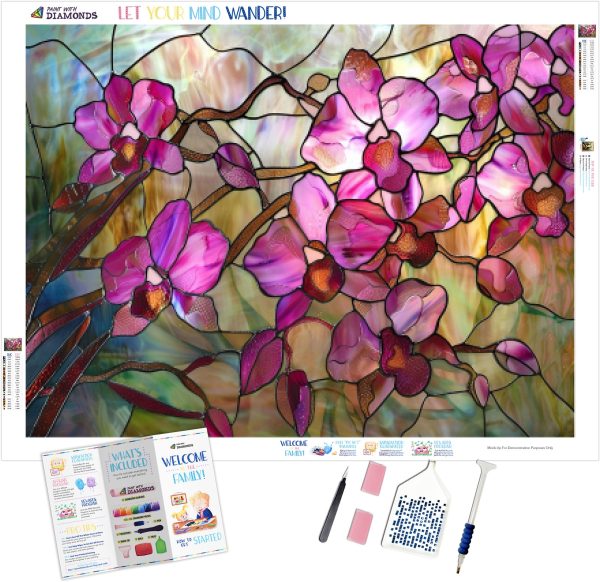 Cascading Orchids Window For Cheap