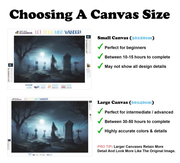 Eerie Graveyard At Midnight on Sale - Image 3