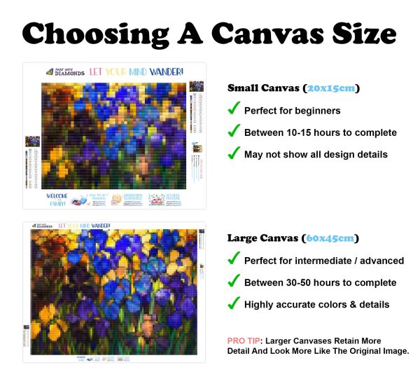 Spring Iris Garden Panel Sale - Image 3
