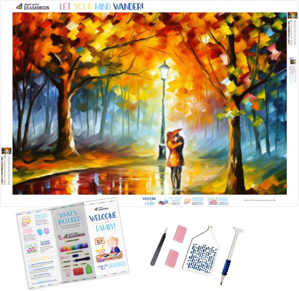 Embracing In The Park Hot on Sale