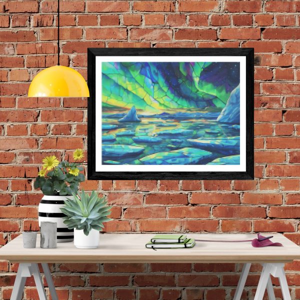 Arctic Aurora Over Icebergs For Cheap - Image 4