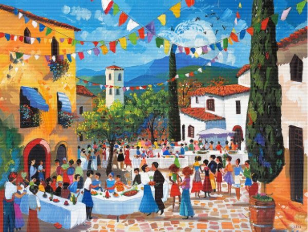 Mediterranean Village Feast Cheap - Image 5