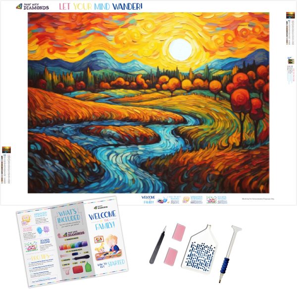 Winding Autumn Stream on Sale