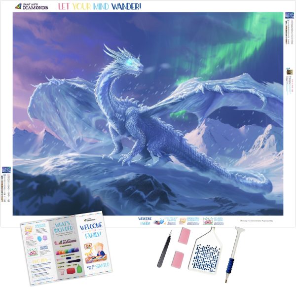 Ice Dragon In Arctic Wilderness Online now