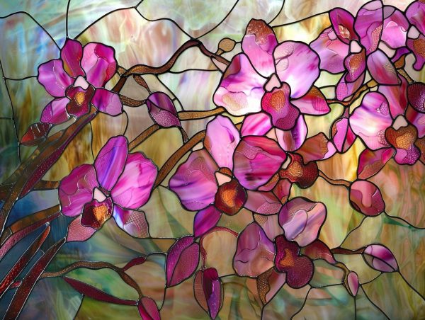 Cascading Orchids Window For Cheap - Image 2