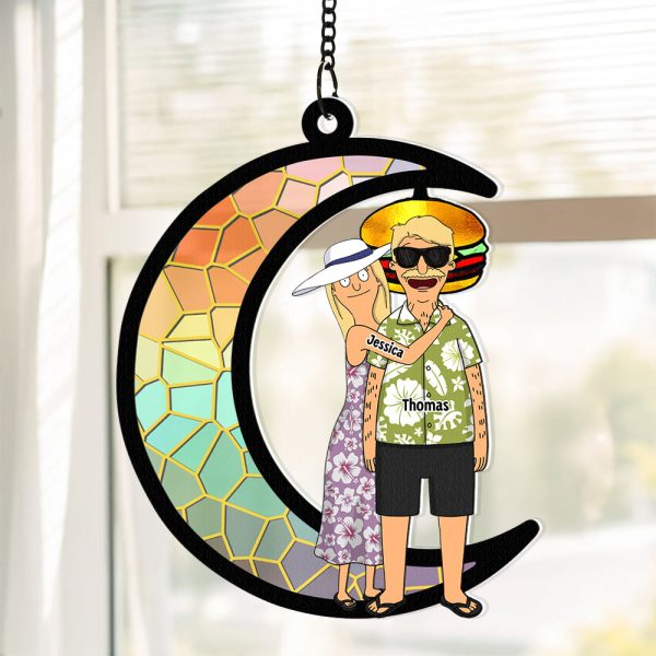 Personalized Gifts For Couple Suncatcher Ornament 01OHDT070225HG For Cheap - Image 4