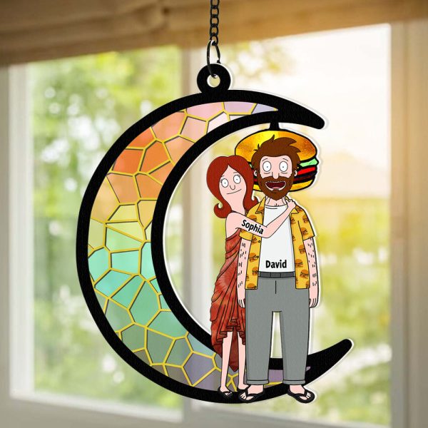 Personalized Gifts For Couple Suncatcher Ornament 01OHDT070225HG For Cheap - Image 3