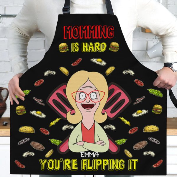 Personalized Gifts For Moms Aprons Momming Is Hard 03TOLU230125HG Sale