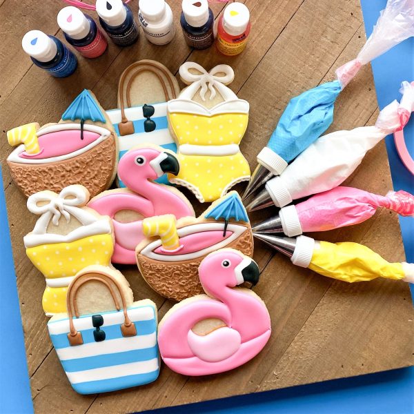 Pool Party Cookie Decorating Kit Online - Image 4