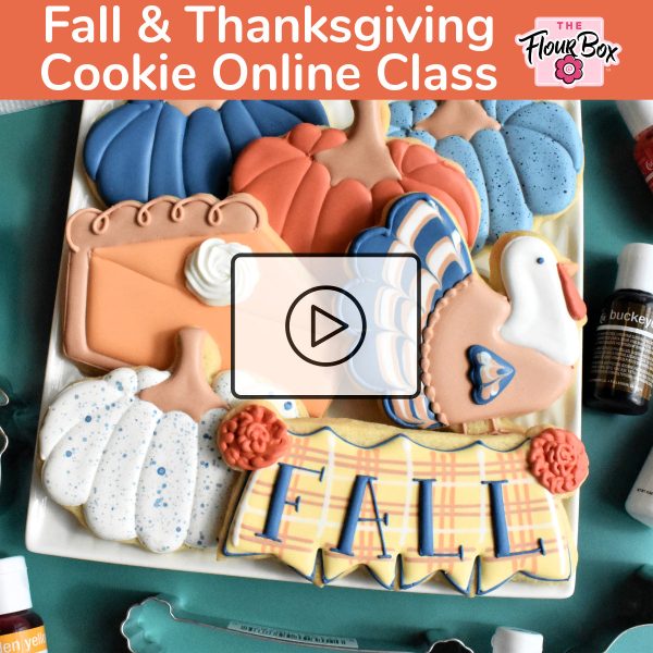 Fall Thanksgiving Online Decorating Class Recording with Optional Kit For Discount