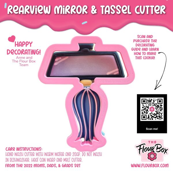 Rearview Mirror & Tassel Cookie Cutter For Sale - Image 2
