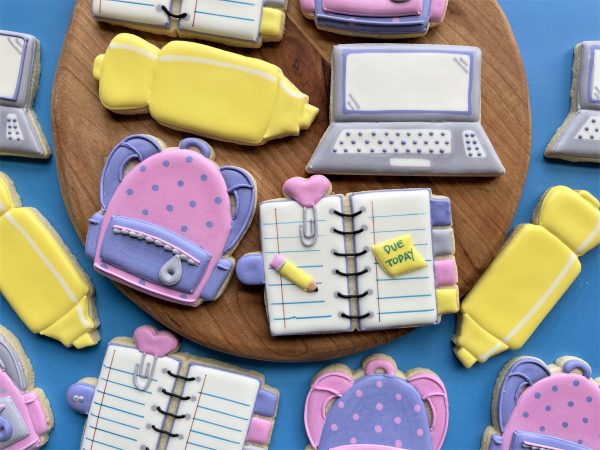 School Supplies Online Decorating Class Recording with Optional Kit For Sale - Image 2