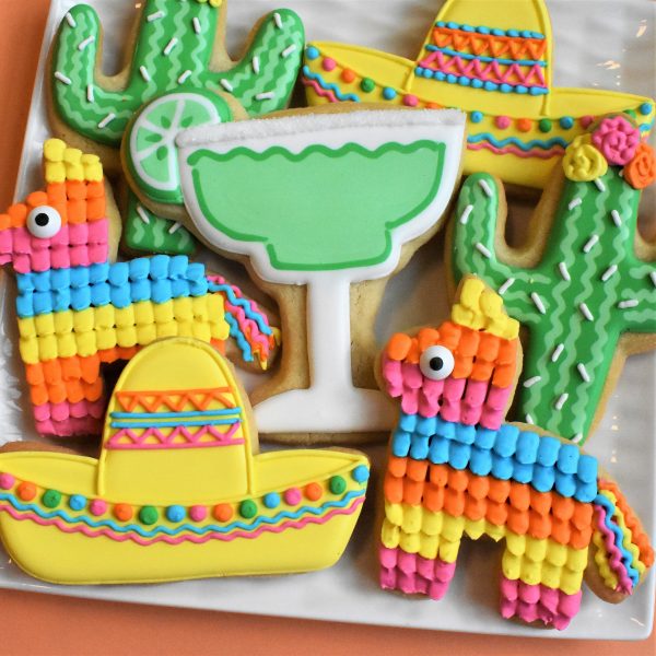 Fiesta Cinco de Mayo Cookie Decorating Kit for online class Sale